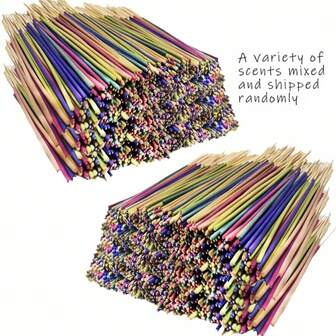 香薰棒组合装 - 鼠尾草、薰衣草、玫瑰、樱花、柠檬草和茉莉花香 | 持久留香，室内外皆宜 | 180/360/800 支装
