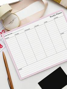 BUBU 1 Stück Magnetischer Kühlschrankkalender 2025 - Tischkalender von Januar 2025 bis Dezember 2025, Monatskalender für die Familie, Abreißkalender für Zuhause und Büro, Schulsachen - Verschiedenfarbig - Übersicht 3