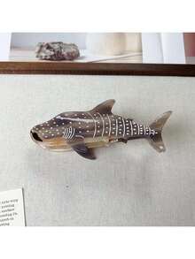 1 pièce Pince à cheveux en acrylique en forme de requin, baleine, animal marin. Cadeau de nouveauté unique, convient pour la Saint-Valentin. Accessoire pour cheveux de la série océanique. Élégantes pinces à cheveux mode pour femmes - Multicolore - Voir 15