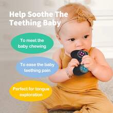 2pcs Silicone Cartoon Game Controller & Penguin TV Remote Teether Toys, Silicone Educational Chew Toys, Entertaining Teething Toys For Babies 6-24 Months, Perfect Sensory Chewing Toys, Great Gift For Babies, Suitable For Indoor And Outdoor - Multicolor - View 5