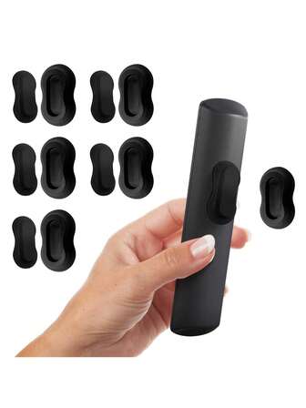 1pc Magnetic Remote Control Holder,Self-Adhesive Non-Tracking Wall Mounted Remote Control Storage Bracket,Remote Control Holder For Remote Controls,Chargers,Household Goods Storage