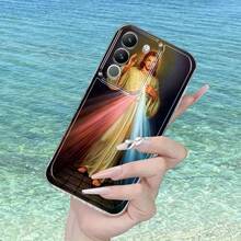 Funda de Teléfono Brillante con Figura Religiosa Compatible con Vivo Y02S Y03T Y04 Y16 Y17S Y18 Y19S Y20 Y21 Y22 Y27 4G 5G Y28S Y29 4G Y29S Y33S Y35 Y36 Y39 Y100 4G Y200 V27 V29E V29 Lite V30 V30E V40 V40 Pro V50 V50 Lite Funda de Teléfono Transparente de Dibujos Animados Nuevo Estilo Divertido a Prueba de Golpes Cobertura Completa TPU Funda Protectora Simple Moda a Prueba de Golpes Carcasa Suave Personalizada Creativa - Colores mixtos - Ver 7
