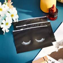 5/10/15/30 Stücke Wimpern Reißverschlusstasche, EVA Reißverschlusstasche Kosmetikaufbewahrungstasche, kleine Reißverschlussbox Reisepflege-Accessoires