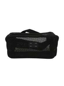1Pc Mesh Transparent Makeup Bag, Large Capacity Multifunctional Makeup Bag, Women's Portable Toiletry Bag - Multicolor - View 13