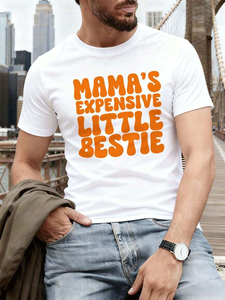 Mama's Bestie Plus Size Grafik-T-Shirt, Premium-Stoff, lässig, bequem, strapazierfähig, einzigartiger Grafikdruck