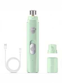 双速电动宠物指甲磨刀器，适用于犬猫，狗狗指甲磨刀器，宠物爪子修剪工具，大型犬指甲磨刀器，宠物指甲钳，大型犬指甲钳，非电动狗狗指甲磨刀器，宠物爪锉，指甲修剪工具，宠物美容工具，便携式指甲磨刀器，设计紧凑，结构精巧，材质优良，猫咪指甲磨刀器，大型犬，专业美容师 - 彩色 - 查看 6