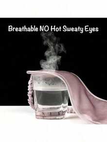 双面真丝眼罩，遮光睡眠眼罩，适用于居家、办公、旅行、飞机、航空旅行休息用品、旅行必备品、助眠假日配件、舒适假日睡眠用品、旅行露营办公配件、旅行飞机旅行必备品、旅行配件、旅行必备品、海滩夏季学习用品、返校用品 - 彩色 - 查看 3