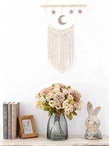 1/3/80pcs 11.22" Artificial Hydrangea, Rose, Daisy, Chrysanthemum Flower Combination, Suitable For New Year Party, Wedding, Birthday Anniversary, Fireplace And Dining Table Decor, Indoor/Outdoor Home Decoration, Wreath Making, Thanksgiving Decor, DIY - Coffee Brown - View 2