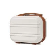 Lightweight 2 Piece Cabin Suitcase Set 20 Inch Carry On Luggage With Vanity Case ABS PC Hard Shell Spinner Wheels TSA Lock YKK Zipper For Travel - Milky - View 13