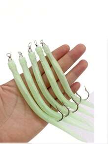 Eel Soft Bait Hook, Trolling, Lure Soft Bait Bionic Bait, Fish Hook Hose Eel Bait, Latex Tube, Eel Hook - Multicolor - View 2