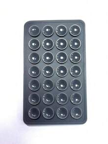 1个装，28个双面硅胶手机吸盘，无需胶水，防滑，多功能，可水洗，兼容、安卓手机，生日礼物，送给家人、朋友，适用于办公室、宿舍和家庭使用，360度旋转手机支架，承重力强。 - 彩色 - 查看 11