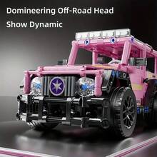 1325pcs Building Blocks City Speed Car Luxury Racing Car & Supercar Gift, Suitable For Birthday, Christmas, Halloween, Thanksgiving, New Year Party - Multicolor - View 3