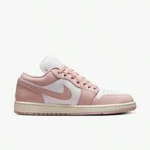 Nike Air Jordan Retro 1 Low SE Women's Casual Shoes Pinksicle/White/Black IV2446-684 | Low-Top Versatility, Everyday Wearable - 粉色 - 查看 3