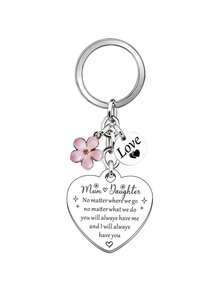 1pc Mother-Daughter Keychain - "Forever My " Birthday, Christmas/Mother's Day Keepsake - Unique Mum & Daughter Gift Idea From The Heart - Multicolor - View 7