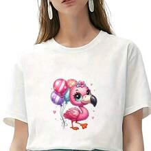 1 Stück/2 Stücke/3 Stücke Cartoon Flamingo Bügelbilder, langanhaltend und dauerhafte Bügel-Aufkleber für DIY T-Shirts, Hoodies, Jeans, Sweatshirts, Rucksäcke, Jacken, Taschen, Kissen - Verschiedenfarbig - Übersicht 6