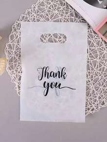 Bolsa de regalo rosa "Gracias", bolsa de embalaje para regalos de boda, cumpleaños y apreciación - 20 piezas - Ver 9