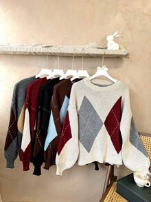 Pulls pour femmes - Gris foncé - Voir 7