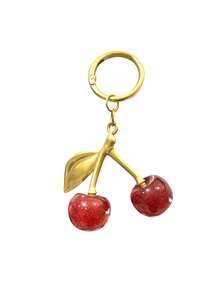 时尚闪亮樱桃吊坠包饰 - 酒紅色 - 查看 2