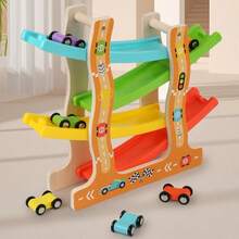 Wooden Sliding Track Car, High-Speed Inertia Glider Car, Children's Sliding Car Toy For Boys And Girls, Educational Miniature Car Toy - Car - View 13