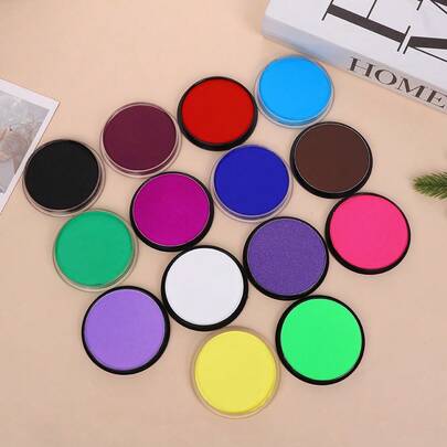 30g Watercolor Paint Palette, Washable, Suitable For Easter, Halloween, Parties, Etc.