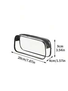 Portable Transparent Cosmetic Bag, Travel Toiletry Bag For Lipstick, Comb, Makeup, Brushes And Skincare Products, Makeup Bag, Cosmetic Pouch, Makeup Organizer,Pouch,Makeup Pouch,Travel Essential XAPG - 白色 - 查看 11