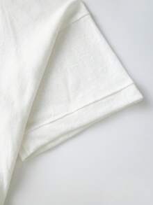 Women Half Sleeve Cropped Cardigan Shirt Short Sleeve Button Down Open Front Crewneck Loose Fit Knit T Shirt Y2k Casual Crop Tops Summer Fall Lightweight Jacket Outwear - trắng - Xem 10