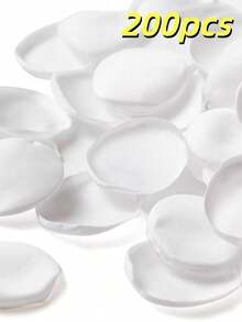 100 片人造白玫瑰花瓣最佳礼物、婚礼装饰、家居装饰、房间装饰