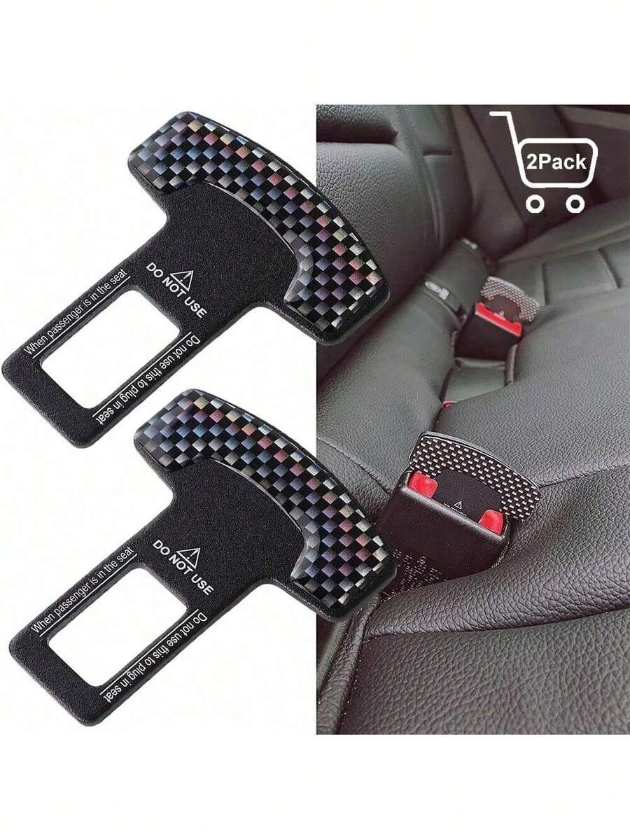 Alarm Silencer For Not Wearing A Seat Belt,Universal Vehicle Seat Belt Extender,Eliminate The Alarm Sound When Pet Is On The Car - 2 - View 1
