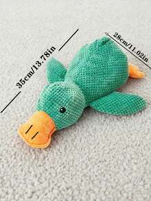 1 Set Of Soft Duck Plush Toys That Can Bark, Yellow/Green/Pink,Companion Animals For Cats And Dogs, Helping Dogsplay And Consume Energy, Suitable For Small And Mediumsized Pets (Large Pets May Bite People, So It Is Not Recommended For Large Pets), Christmas Pet Gift