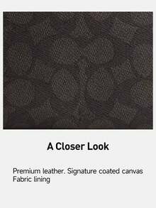 Coach Nolita 19 In Signature Canvas Shoulder Bags For Women Letter Print,Bag And Wristlet For Women,Christmas,Valentine's Day,Birthday Gift For Her CW426 - 黑色 - 查看 10