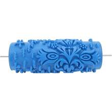 Rodillo de Textura Decorativa con Estampado Azul, Adorno de Goma, Decoración para Obras de Arte, Pintura, Placas de Textura (años) - 100 años - Ver 7