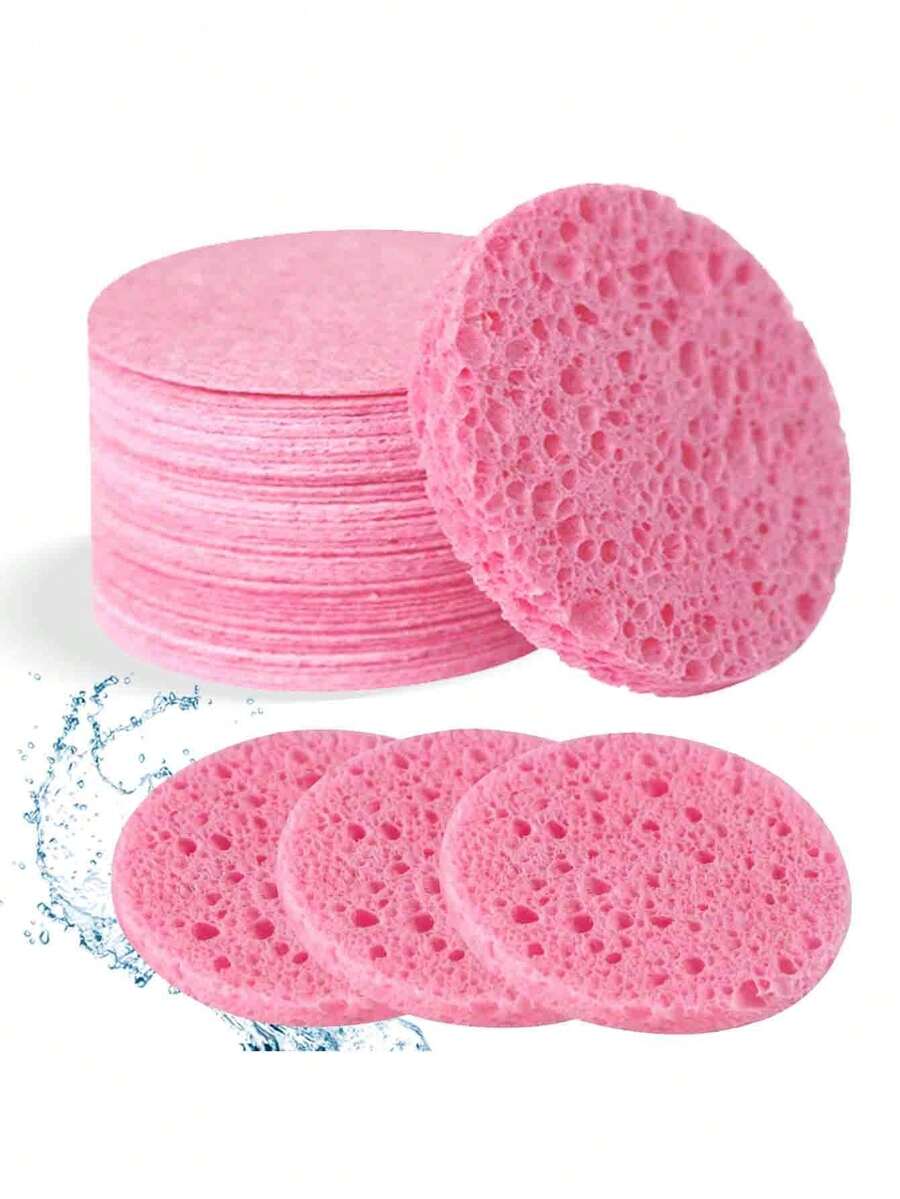 Compact Natural Face Sponge Makeup & SPA Cleansing Sponge For Exfoliation, Makeup Removal, And Facial Washing Facial Sponges For Estheticians
