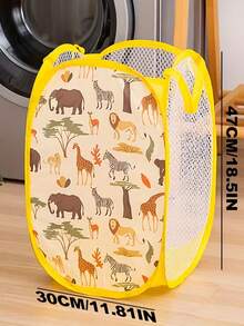 Foldable Baby Basket - A Foldable Clothes And Diaper Storage Basket With Breathable Mesh Surface And Sturdy Carrying Handles. This Portable Baby Clothes Organizer Is Suitable For Nursery, Bedside, And Travel - Compact Folding Design For Easy Carrying (Great For New Parents).