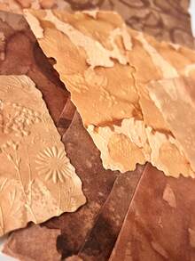 28 piezas/paquete Papel de textura natural con relieve, papel decorativo, estilo Ins, se puede usar para escribir, papel de notas adhesivas, adecuado para diarios y diarios hechos a mano, decoración de impurezas, regalos de regreso a la escuela, regalos del Día de San Valentín y Año Nuevo, papel base decorativo DIY, regalos festivos, materiales de collage hechos a mano, planificación de scrapbook personalizada y productos de papelería escolar creativos