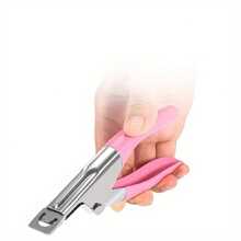 20pcs Gold Nail Stickers + 1pc Professional Pink Nail Clipper, DIY Nail Extension Sticker Guide - Nail Extension Tools - Multicolor - View 10