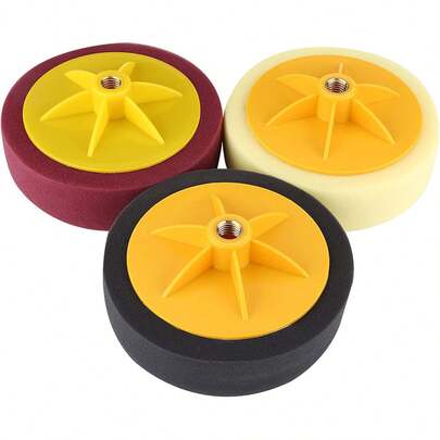 Fydun power-polisher-and-buffer-pads 6 pulgadas/15 esponja rueda pulido encerado Pad Kit herramienta para pulidor de coche accesorio de repuesto