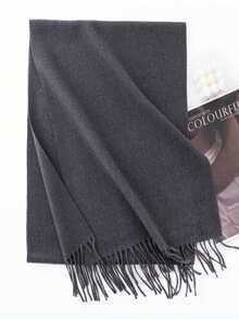 1pc Women's Solid Color Scarf, Cashmere Shawl, Luxurious & Soft, Suitable For Evening Gowns, Weddings, Bridesmaids, Valentine's Day Gift - DK152 100% Wool - View 13