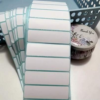 热敏运输标签，尺寸 2.75*0.78 英寸，1000 张/卷，价格标签热敏标签贴纸，通用型，适用于热敏打印机，自粘式直热标签贴纸，强力粘胶，热敏运输标签，可移除粘胶，三合一保护，带穿孔，适用于运输标签、价格标签、库存管理、食品标签、零售包装、电商物流等。