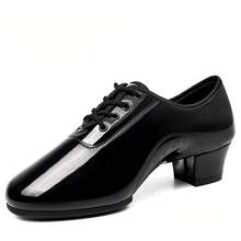 新款男士拉丁舞鞋、标准舞厅派对鞋、探戈舞鞋、男士专用鞋、闭趾爵士运动鞋，完美搭配紧身裤