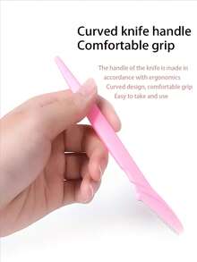 2 pièces/8 pièces Taille-sourcils droit pour débutants, taille-sourcils portable pour femmes débutantes, outil de beauté (assortiment de couleurs) - Multicolore - Voir 9