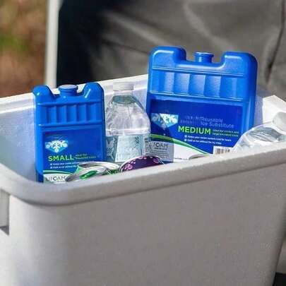 Pak 4-Pack Small Reusable Ice Pack – Blue, Ice Substitute