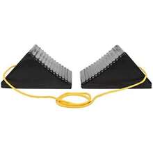 MaxxHaul 50012 - Calza de Rueda de Goma con Cuerda, 8 x 5 x 4 Pulgadas, Paquete de 2(MaxxHaul 50012- 8" x 5" x 4") - Multicolor - Ver 4