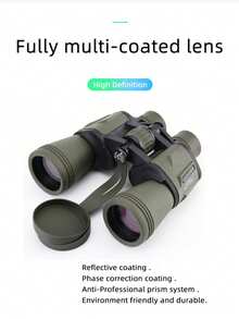 LANDVIEW Professional Binoculars With Carrying Case, Suitable For Travel, Hunting, Fishing, Large Objective Lens