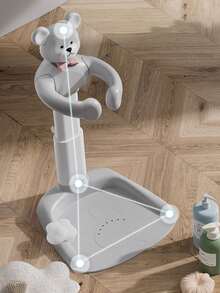 1个婴儿站立式淋浴支架，婴儿站立式淋浴工具，防摔防滑，婴儿洗屁股淋浴支撑架 - 彩色 - 查看 3