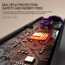 多功能手持熨斗，USB迷你挂式熨斗，快速加热，带手柄，家用衣物熨烫机