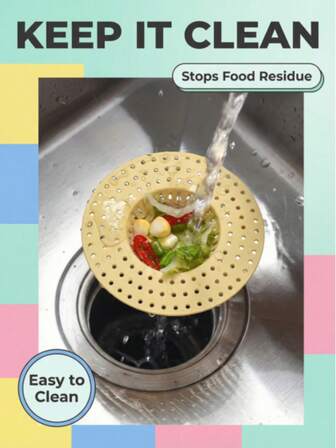 4PCS Floor Drain Grille: Durable Plastic, Mesh + Circular Drainage Hole Design; Catch Hair/Debris To Prevent Clogging; Easy To Install, Suitable For Kitchens/Bathrooms/Sinks; Easy To Clean And Structurally Solid; Keep The Drainage Pipe Unobstructed, Suitable For Household/Hotel Pipeline Maintenance.