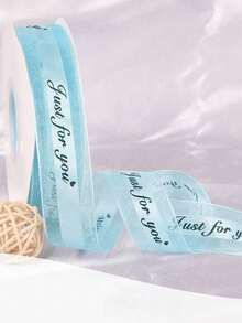 6 piezas/1 pieza "SOLO PARA TI" Cinta de tul, papel de regalo floral, cinta de satén, cinta de seda, embalaje de pasteles, materiales para arreglos florales, cinta con letras, cinta floral de colores, lazo, embalaje de cajas de pasteles para regalos de cumpleaños, embalaje de regalos, cinta tejida, lazo DIY, regalo de vacaciones, regalo para niñas - Multicolor - Ver 18