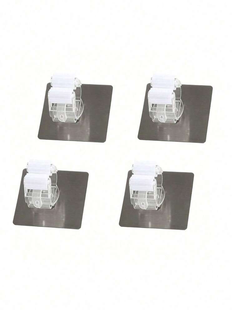 12قطعة/4قطع/2قطعة/1قطعة خطاف جداري أبيض قوي مثبت على الحائط، مشابك تخزين المجارف والممسحات لحمام والمطبخ - أبيض - مشاهدة 21