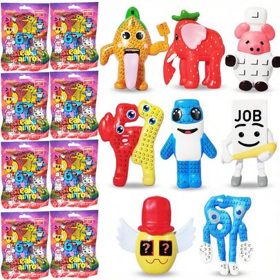 8-Piece Steal A Brainrot Action Figure Box Set Steal A Brainrots 67 Los Tralaleritos Toys Figures Collectible Brain-Rot Toy Gift For Fans