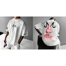 2025 Goku  Wukong Cotton T Shirt Clothing Short-Sleeved Anime Casual Street Y2K Men's Super Saiyan Summer Women Tees - qh1 - Xem 11